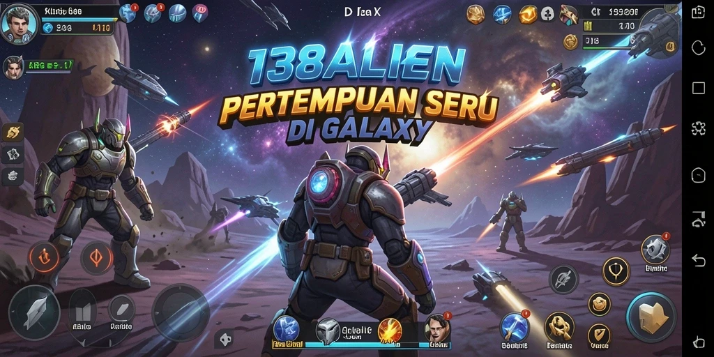 Tangkapan layar utama dari gameplay Battle Royale yang intens.