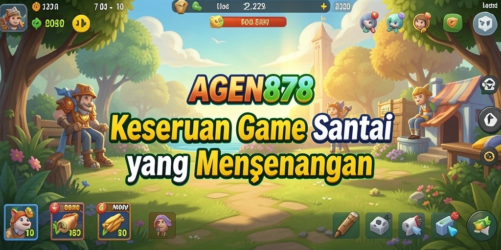 Tampilan gameplay AGEN878 yang penuh warna dan menarik.