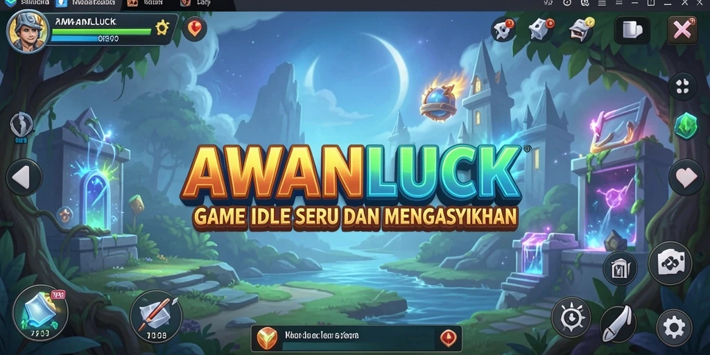 Tampilan menarik dari gameplay AWANLUCK yang santai dan memuaskan.