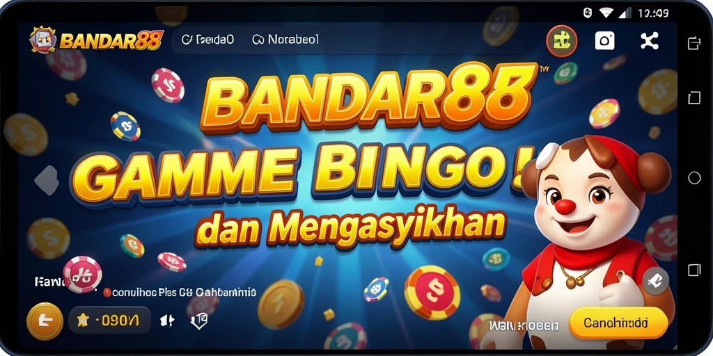 Tampilan gameplay Bingo yang seru di BANDAR88.