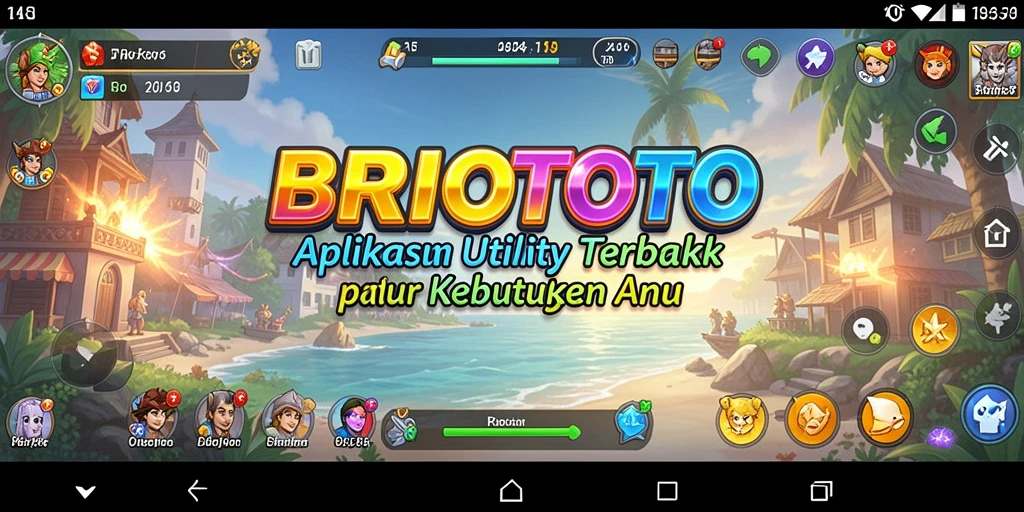 Tampilan antarmuka BRIOTOTO yang ramah pengguna dan intuitif.