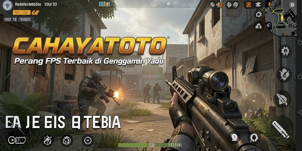 Gameplay intens di CAHAYATOTO dengan aksi tembak-menembak yang seru.