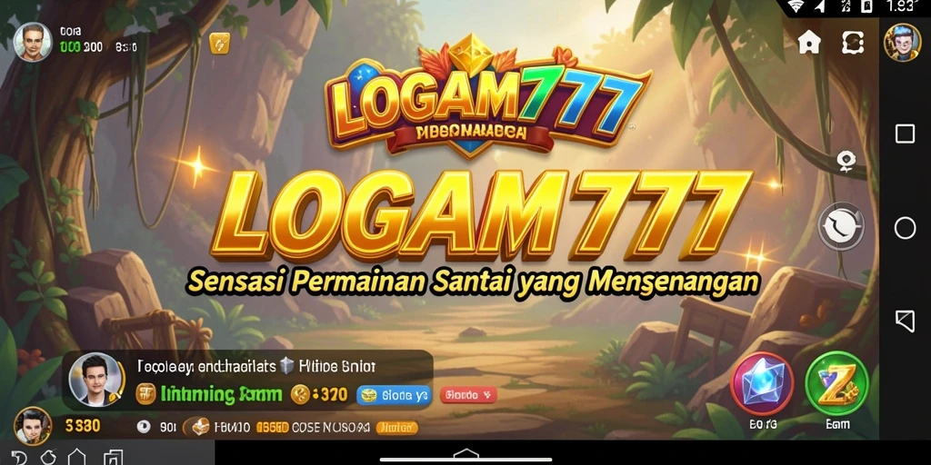 Screenshot utama LOGAM777 menampilkan gameplay yang dinamis dan menyenangkan.
