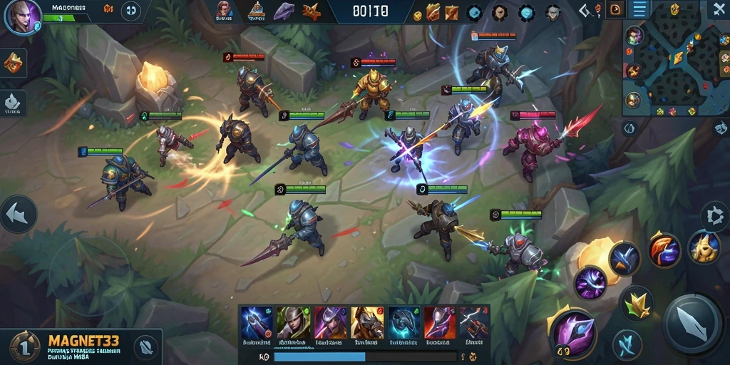 Tampilan gameplay seru dari MAGNET33 yang penuh aksi.