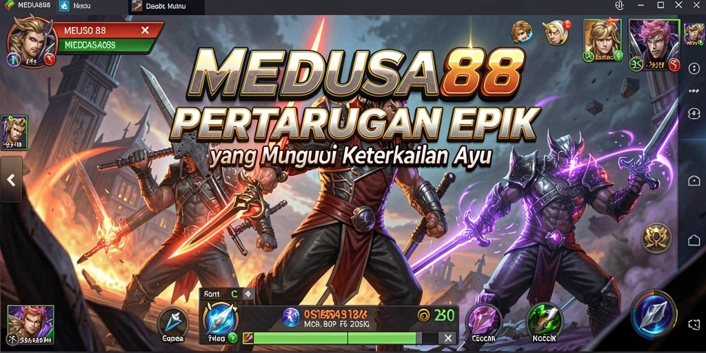 Tampilan gameplay Fighting yang intens dan mendebarkan.