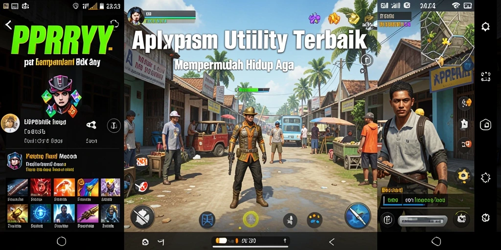 Screenshot utama PPRRYY menunjukkan antarmuka pengguna yang intuitif dan fitur unik.