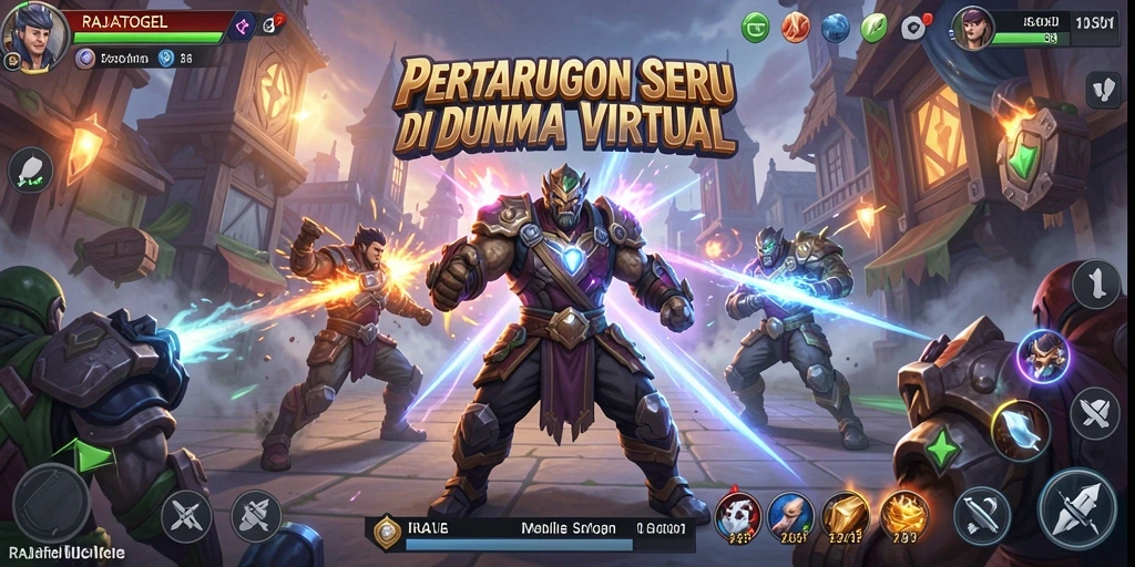 Tampilan seru dari gameplay RAJATOGEL dalam pertarungan Fighting.