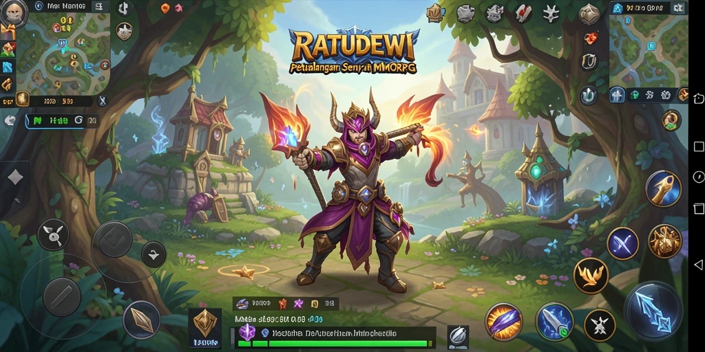 Tampilan menarik dari gameplay RATUDEWI yang memukau.