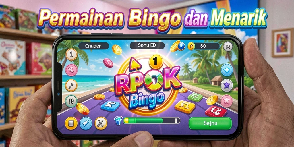 Screenshot gameplay RPOK menunjukkan aksi seru permainan Bingo.