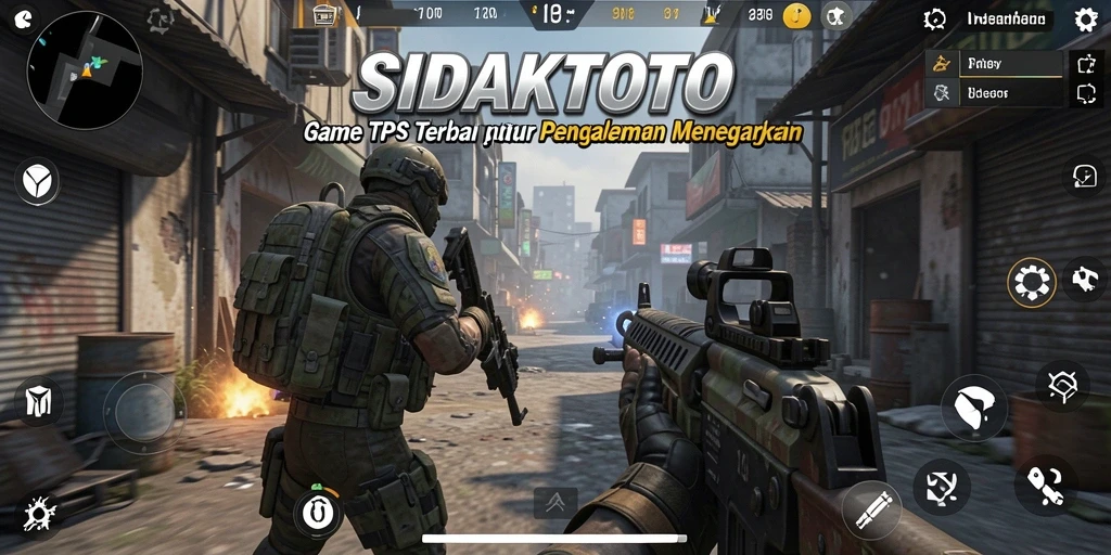 Gameplay aksi intens dalam SIDAKTOTO yang menegangkan.