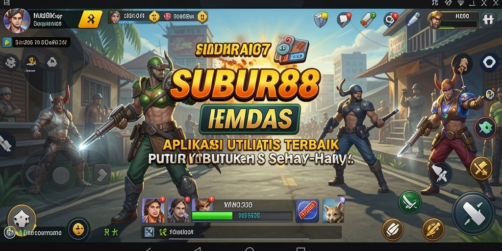 Tampilan antarmuka SUBUR88 yang intuitif dan menarik.